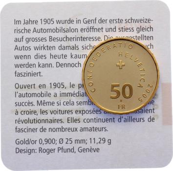 50 Franken 2005 Autosalon Genf